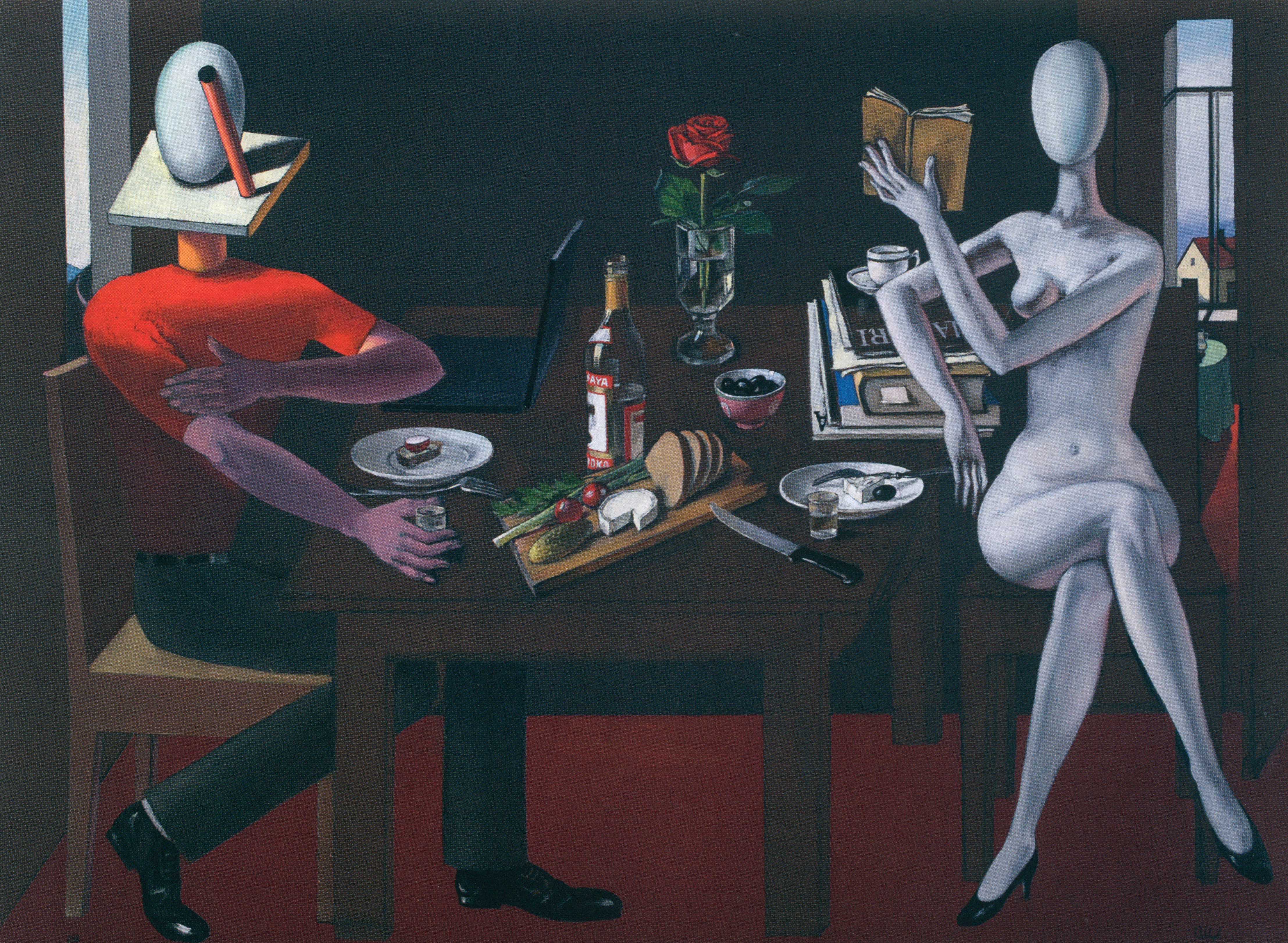 Виктор Пивоваров, Роза в бокале, 2008